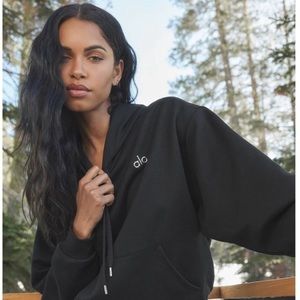 NWT Alo Accolade Hoodie Black Size L